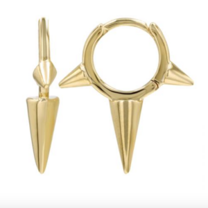 ARRACADA TRES PICOS ORO AMARILLO 14K