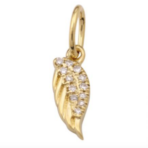 CHARM ALA BRILLANTES ORO AMARILLO 14K
