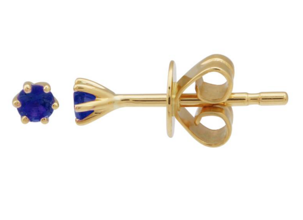 ARETE ZAFIRO (BROQUEL) ORO AMARILLO 14K