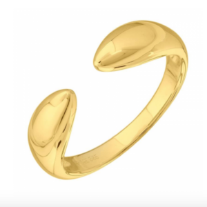 ANILLO CUFF GLOBO ORO AMARILLO 14K