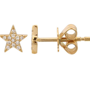 ARETE ESTRELLA CHICA ORO AMARILLO 14K