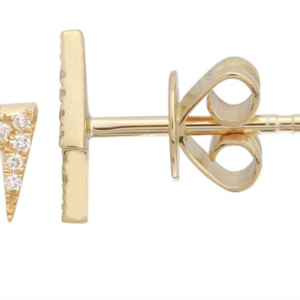 ARETE RAYO BRILLANTES ORO AMARILLO 14K